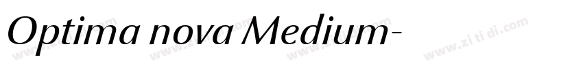Optima nova Medium字体转换 Optima nova Medium字体转换